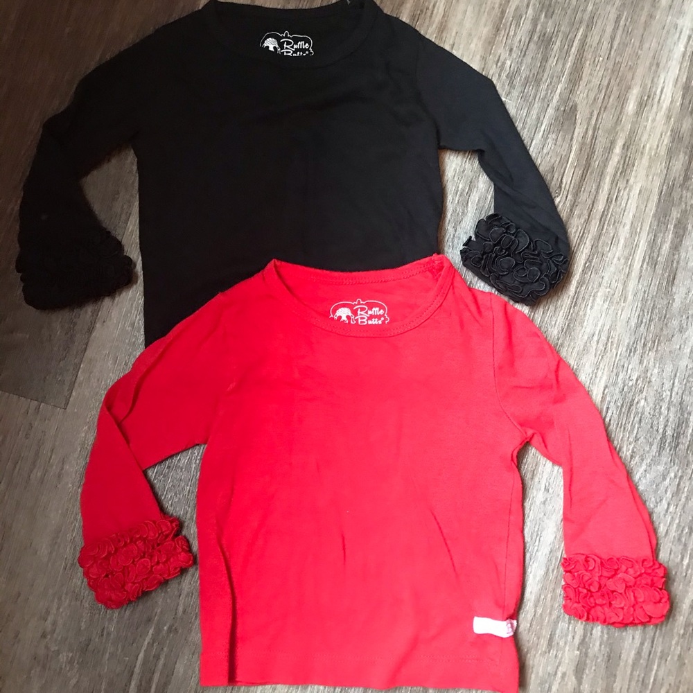 Set of Two Rufflebutts Layer Shirts